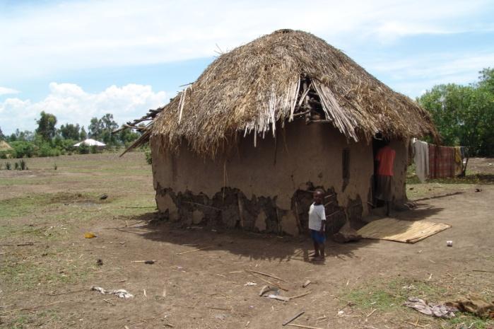 oude versleten hut