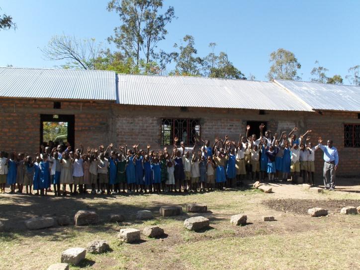 gebouwde school